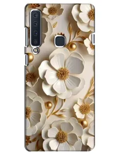 Чехол для Samsung Galaxy A9 2018 (A920) с картинкой «Белие бумажние  цвети»