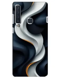 Чехол для Samsung Galaxy A9 2018 (A920) с картинкой «Объемные черно-белые ленты» Чехол для Samsung Galaxy A9 2018 (A920) с картинкой «Объемные черно-белые ленты»