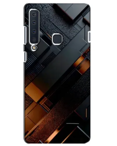 Чехол для Samsung Galaxy A9 2018 (A920) с картинкой «Черные геометрические блоки» Чехол для Samsung Galaxy A9 2018 (A920) с картинкой «Черные геометрические блоки»