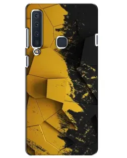 Чехол для Samsung Galaxy A9 2018 (A920) с картинкой «Золотые осколки геометрии»