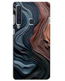 Чехол для Samsung Galaxy A9 2018 (A920) с картинкой «Цветные волны каньона»