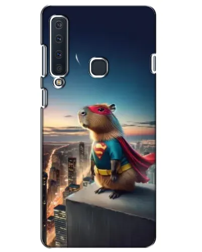 Чехол для Samsung Galaxy A9 2018 (A920) с картинкой «Капи-мен супергерой»
