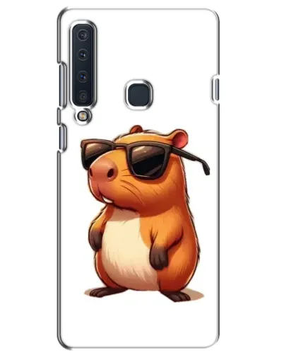 Чехол для Samsung Galaxy A9 2018 (A920) с картинкой «Капибара в очках»