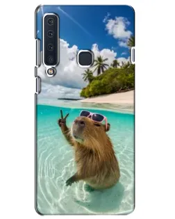 Чохол для Samsung Galaxy A9 2018 (A920) з картинкою «Капібара на морі» Чохол для Samsung Galaxy A9 2018 (A920) з картинкою «Капібара на морі»