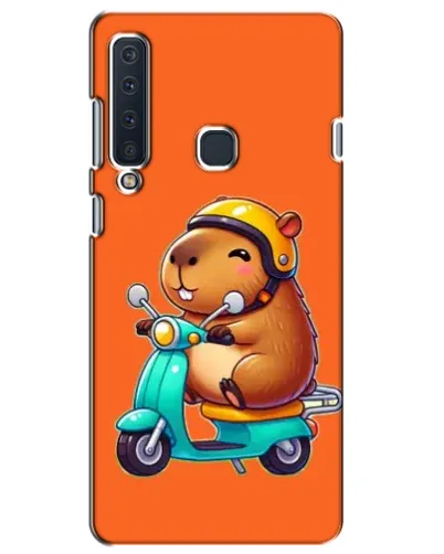 Чехол для Samsung Galaxy A9 2018 (A920) с картинкой «Капибара на скутере»