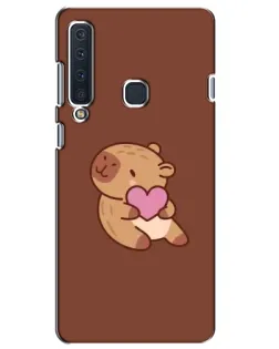 Чохол для Samsung Galaxy A9 2018 (A920) з картинкою «Капібара з серцем» Чохол для Samsung Galaxy A9 2018 (A920) з картинкою «Капібара з серцем»