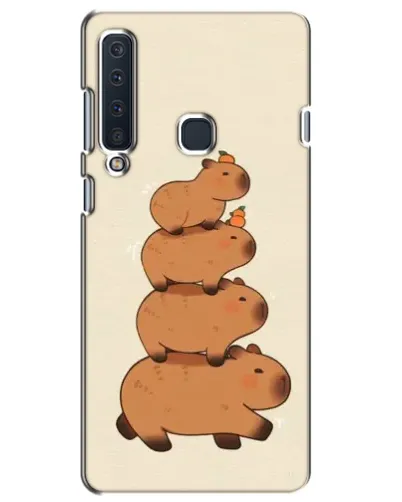 Чехол для Samsung Galaxy A9 2018 (A920) с картинкой «Башня из капибар»