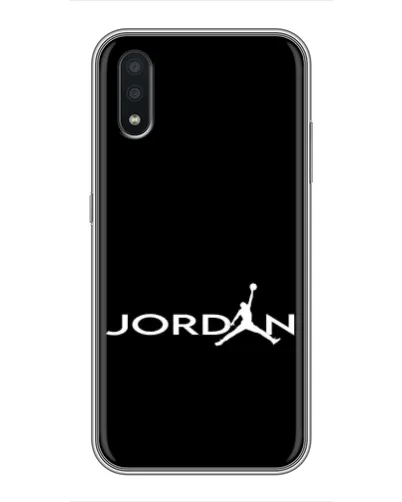 Чехол для Samsung Galaxy A01 Core с картинкой «Jordan White Logo»