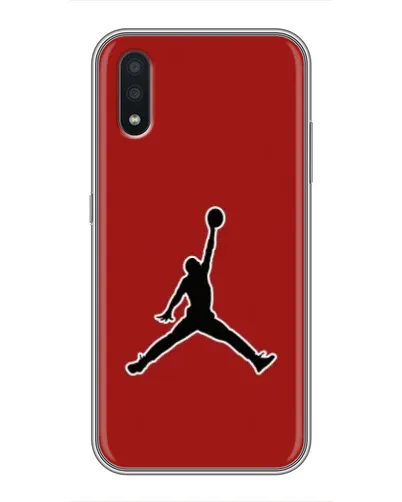 Чехол для Samsung Galaxy A01 Core с картинкой «Jordan Red Back»