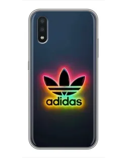 Чехол для Samsung Galaxy A01 Core с картинкой «Неоновый Adidas»