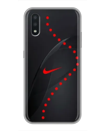Чехол для Samsung Galaxy A01 Core с картинкой «Абстрактный дизайн Nike»