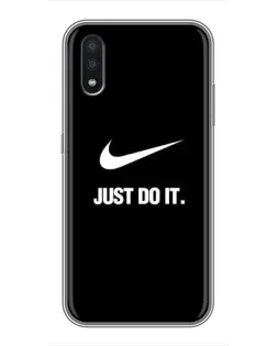 Чехол для Samsung Galaxy A01 Core с картинкой «Классический принт Nike» Чехол для Samsung Galaxy A01 Core с картинкой «Классический принт Nike»
