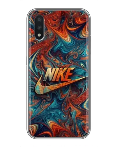 Чехол для Samsung Galaxy A01 Core с картинкой «Nike в абстракции»
