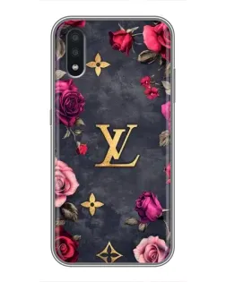 Чехол для Samsung Galaxy A01 Core с картинкой «Цветочный Louis Vuitton»