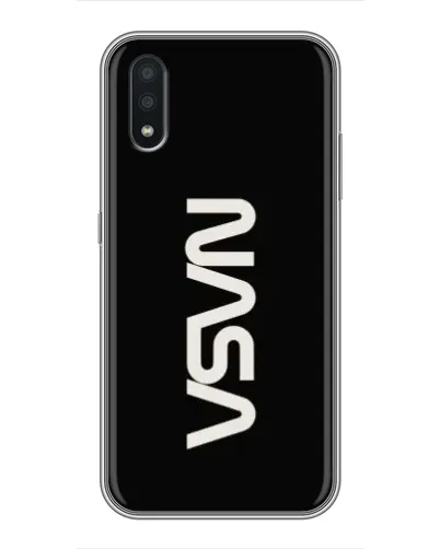 Чехол для Samsung Galaxy A01 Core с картинкой «NASA — вертикальный логотип» Чехол для Samsung Galaxy A01 Core с картинкой «NASA — вертикальный логотип»