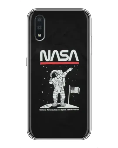 Чехол для Samsung Galaxy A01 Core с картинкой «NASA — шагаем по Луне» Чехол для Samsung Galaxy A01 Core с картинкой «NASA — шагаем по Луне»