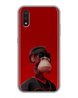 Чехол для Samsung Galaxy A01 Core с картинкой «Bored Ape в красном» Чехол для Samsung Galaxy A01 Core с картинкой «Bored Ape в красном»