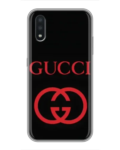 Чехол для Samsung Galaxy A01 Core с картинкой «Gucci — красный логотип» Чехол для Samsung Galaxy A01 Core с картинкой «Gucci — красный логотип»