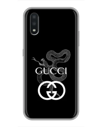 Чехол для Samsung Galaxy A01 Core с картинкой «Gucci — серебряная змея» Чехол для Samsung Galaxy A01 Core с картинкой «Gucci — серебряная змея»