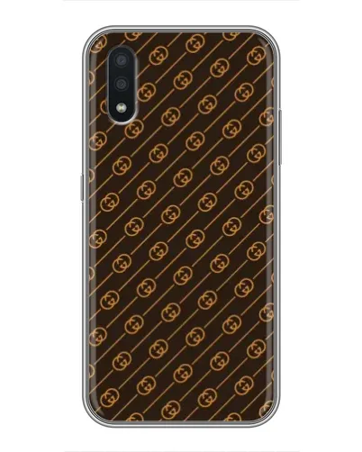 Чехол для Samsung Galaxy A01 Core с картинкой «Gucci — золотые диагонали» Чехол для Samsung Galaxy A01 Core с картинкой «Gucci — золотые диагонали»