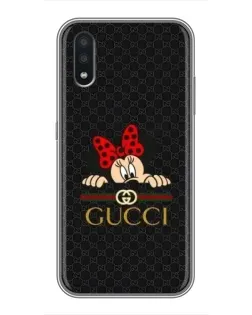Чехол для Samsung Galaxy A01 Core с картинкой «Минни Маус Gucci — черный» Чехол для Samsung Galaxy A01 Core с картинкой «Минни Маус Gucci — черный»