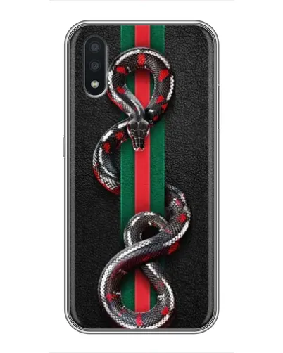 Чехол для Samsung Galaxy A01 Core с картинкой «Gucci — змея на полосе» Чехол для Samsung Galaxy A01 Core с картинкой «Gucci — змея на полосе»