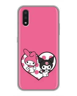 Чехол для Samsung Galaxy A01 Core с картинкой «Kuromi и My Melody»