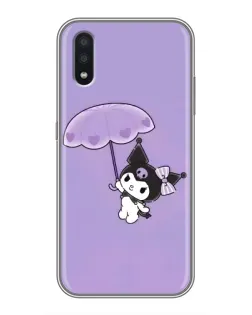 Чехол для Samsung Galaxy A01 Core с картинкой «Kuromi с зонтиком»