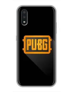 Чехол для Samsung Galaxy A01 Core с картинкой «PUBG — рамка лого»