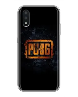 Чехол для Samsung Galaxy A01 Core с картинкой «PUBG — золотой логотип»