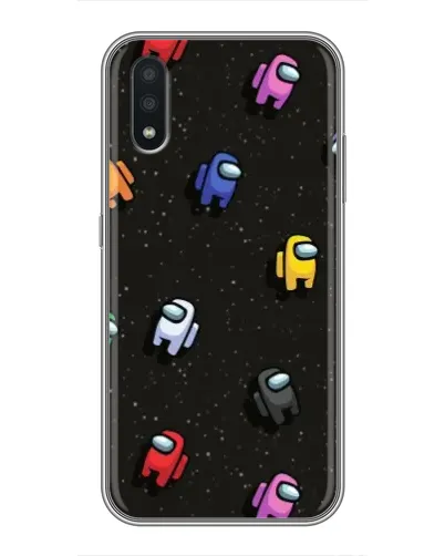 Чохол для Samsung Galaxy A01 Core з картинкою «Космічний патерн Among Us» Чохол для Samsung Galaxy A01 Core з картинкою «Космічний патерн Among Us»