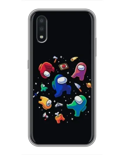 Чохол для Samsung Galaxy A01 Core з картинкою «Among Us космос» Чохол для Samsung Galaxy A01 Core з картинкою «Among Us космос»