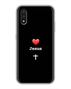 Чехол для Samsung Galaxy A01 Core с картинкой «Сердце - Jesus» Чехол для Samsung Galaxy A01 Core с картинкой «Сердце - Jesus»
