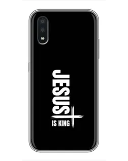 Чехол для Samsung Galaxy A01 Core с картинкой «Вертикаль веры Jesus»