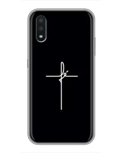 Чехол для Samsung Galaxy A01 Core с картинкой «Тонкий крест»