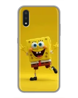 Чехол для Samsung Galaxy A01 Core с картинкой «Позитивный Губка Боб»