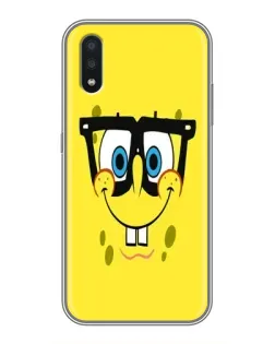 Чехол для Samsung Galaxy A01 Core с картинкой «Минималистичный Спанч Боб»