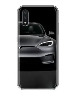 Чехол для Samsung Galaxy A01 Core с картинкой «Tesla Model S Look»