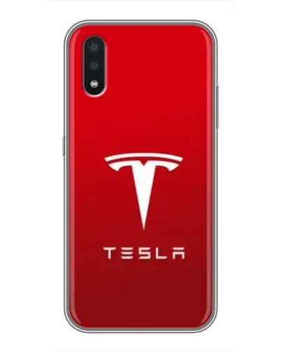 Чехол для Samsung Galaxy A01 Core с картинкой «Tesla Red Classic»