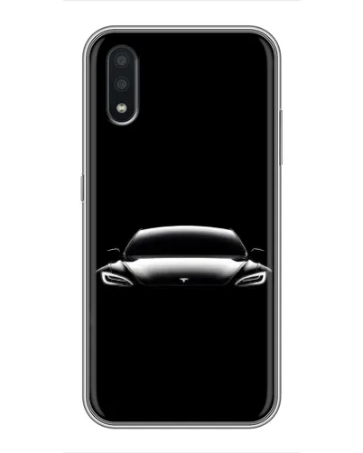 Чехол для Samsung Galaxy A01 Core с картинкой «Фары Tesla Night»