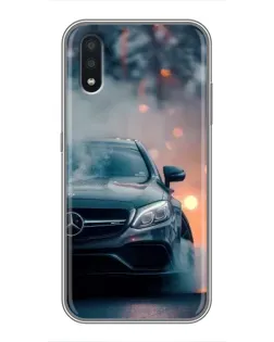 Чохол для Samsung Galaxy A01 Core з картинкою «Mercedes — нічне місто»