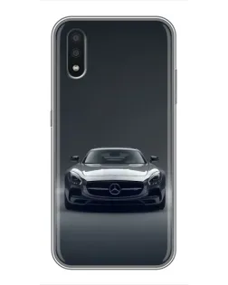 Чохол для Samsung Galaxy A01 Core з картинкою «Mercedes на чорному»