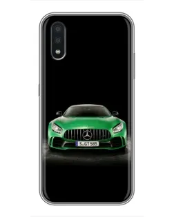 Чохол для Samsung Galaxy A01 Core з картинкою «Mercedes — неоновий лого»