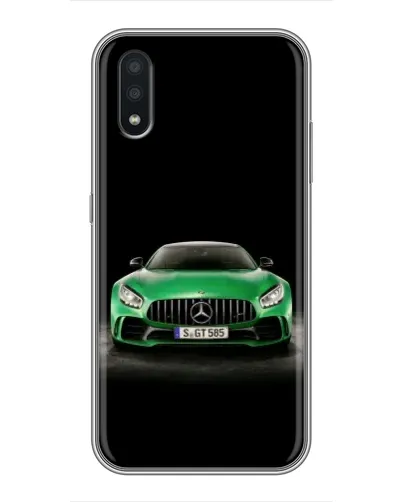 Чохол для Samsung Galaxy A01 Core з картинкою «Mercedes — неоновий лого» Чохол для Samsung Galaxy A01 Core з картинкою «Mercedes — неоновий лого»