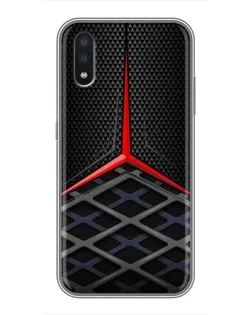 Чохол для Samsung Galaxy A01 Core з картинкою «Mercedes Carbon Grid»