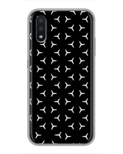 Чехол для Samsung Galaxy A01 Core с картинкой «Mercedes паттерн звезд»