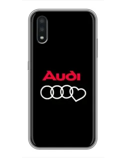Чохол для Samsung Galaxy A01 Core з картинкою «Логотип Audi Heart»