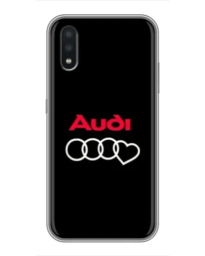 Чехол для Samsung Galaxy A01 Core с картинкой «Логотип Audi Heart»