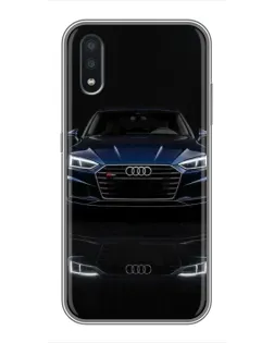 Чехол для Samsung Galaxy A01 Core с картинкой «Audi — ночное отражение»