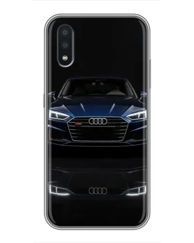 Чехол для Samsung Galaxy A01 Core с картинкой «Audi — ночное отражение»